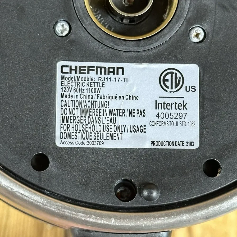 Chefman pre owned